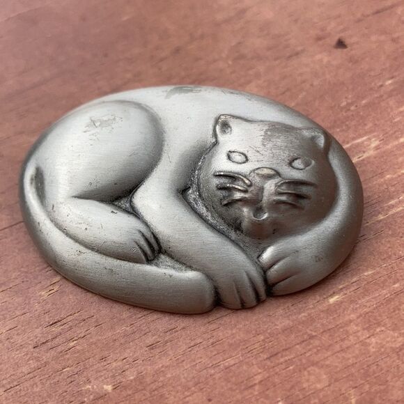 TWO!! JJ Signed cat brooches - Picture 4 of 8